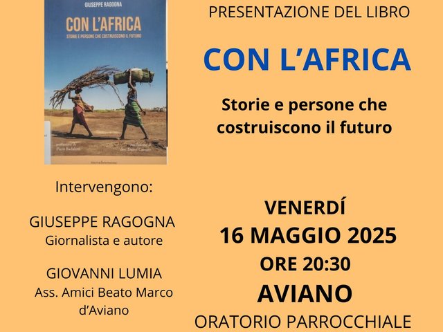 Presentazione del libro: "Con l’Africa. Storie e persone che costruiscono il futuro”